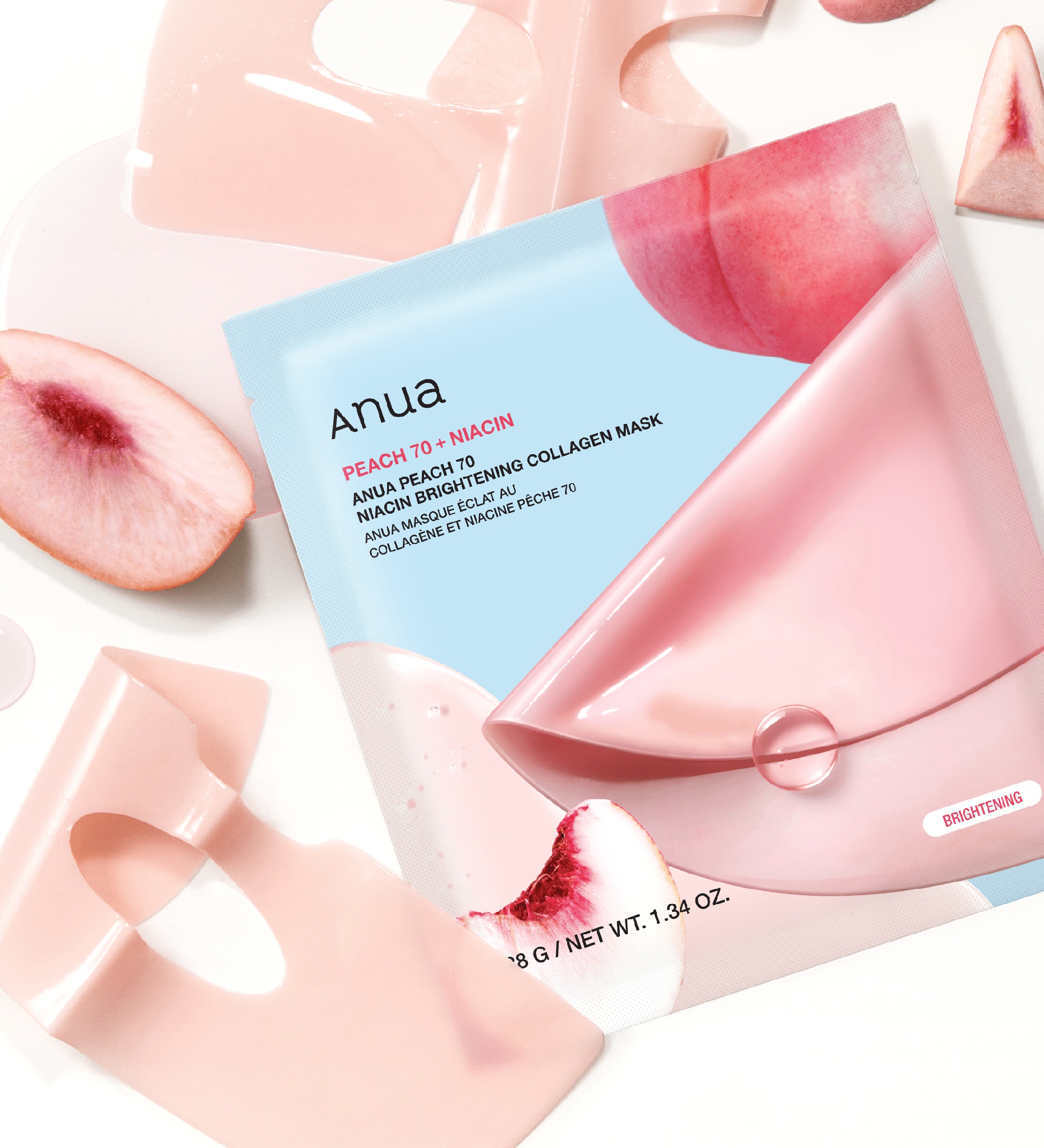 Anua Peach 70 Niacin Brightening Collagen Mask