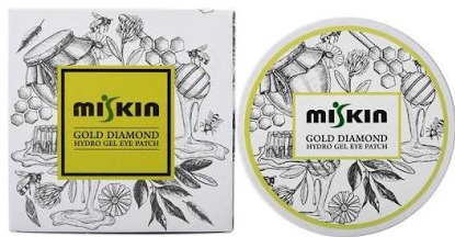 Miskin Gold Diamond Hydro Gel Eye Patch Honey Green Tea