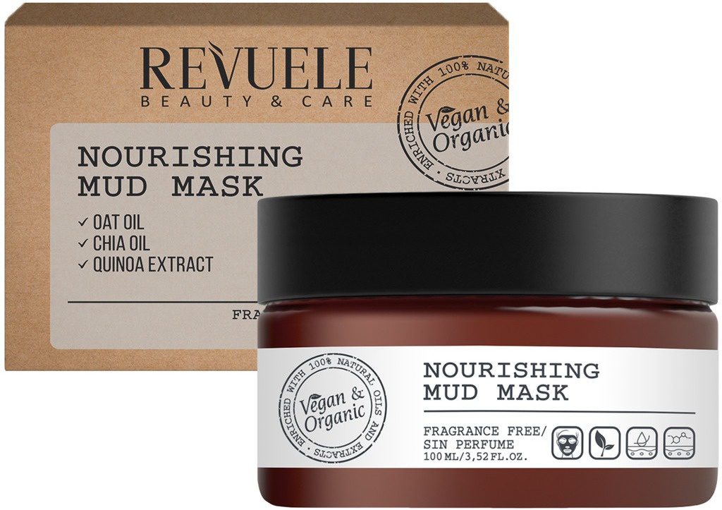 Revuele Vegan & Organic Nourishing Mud Mask