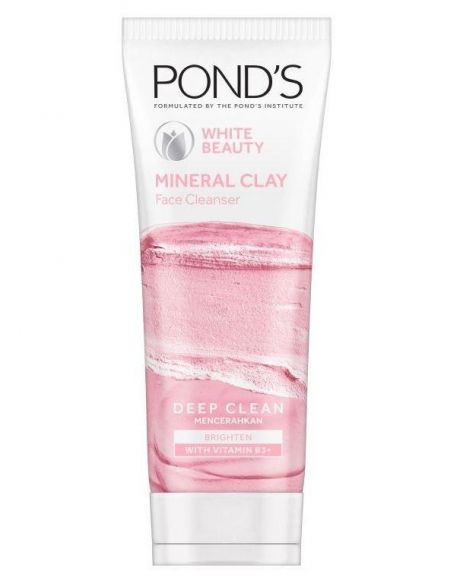 Pond's White Beauty Mineral Clay Facial Foam