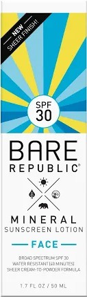 Bare Republic Mineral Face Lotion Spf 30