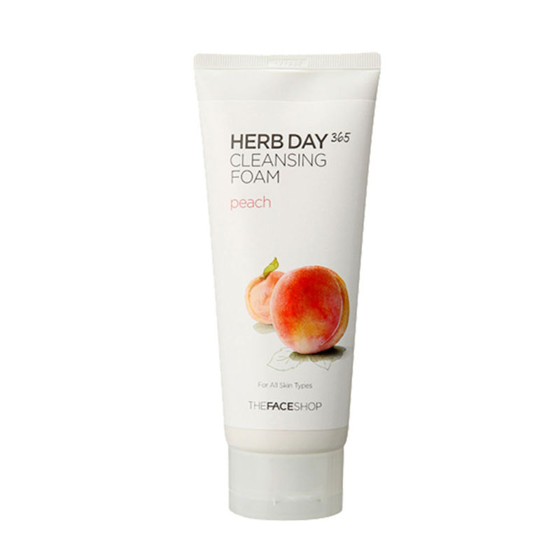 The Face Shop Herb Day 365 Cleansing Foam Peach