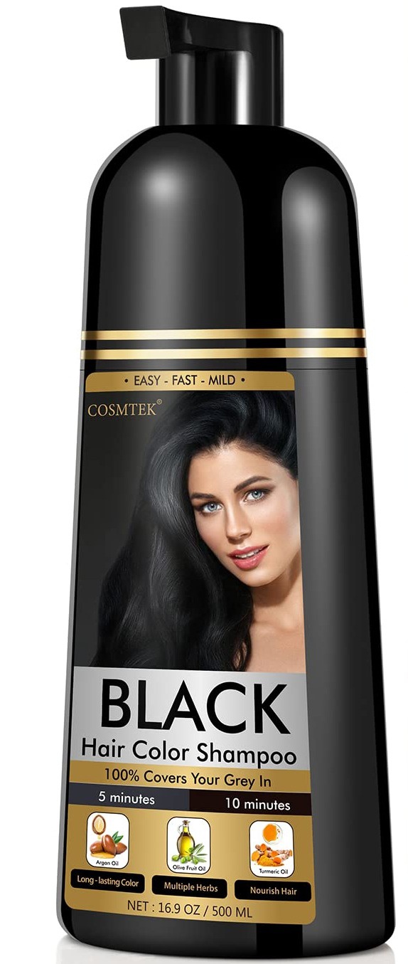 Cosmtek Black Hair Color Shampoo