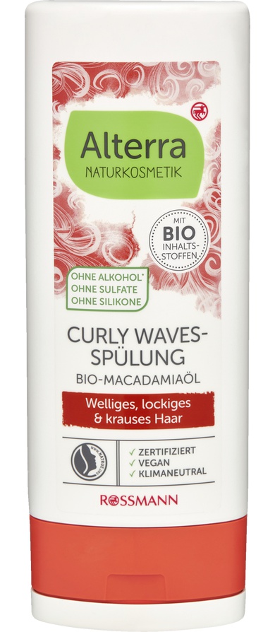 Alterra Curly Waves Spülung Bio-Macadamiaöl