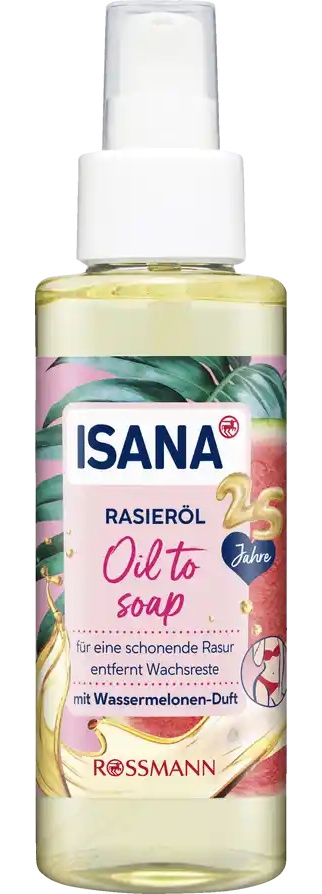 Isana Rasieröl Oil To Soap