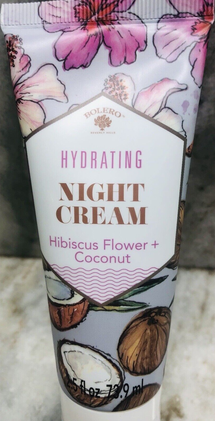Bolero Beverly Hills Hydrating Night Cream Hibiscus Flower + Coconut