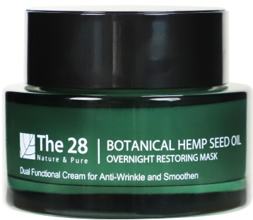 The 28 Botanical Hemp Seed Oil Overnight Restoring Mask