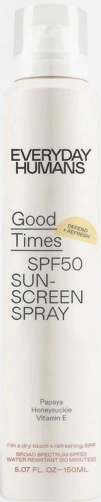 Everyday Humans Good Times SPF50 Sunscreen Spray