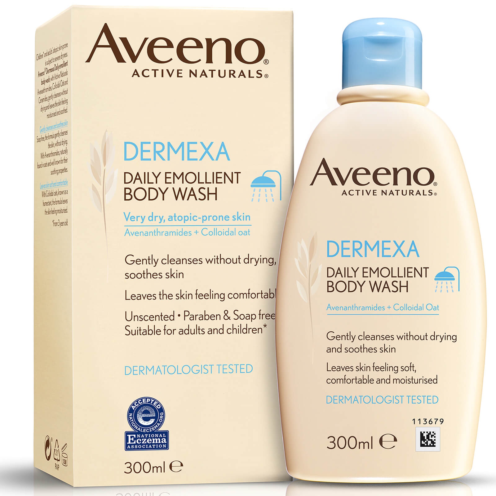 Aveeno Dermexa Emollient Body Wash Front Photo Original 