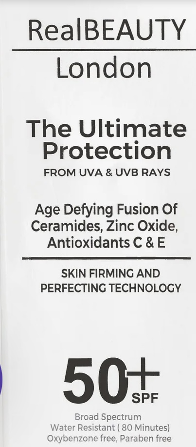 Real beauty London Sunscreen