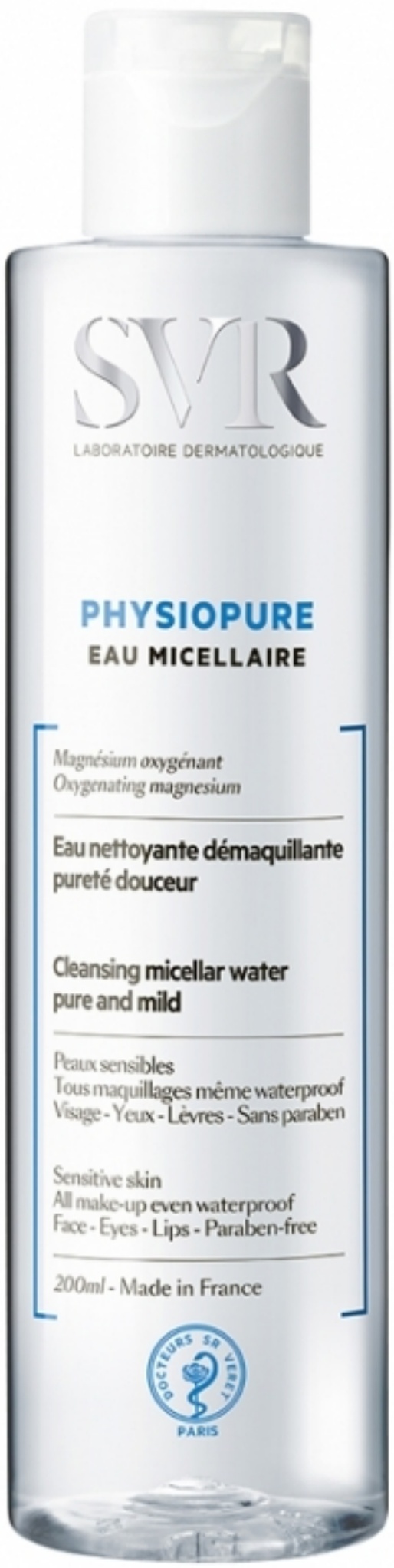 SVR laboratoire dermatologique Physiopure Water Micellar Water Cleanser Cleansing Purity Smooth