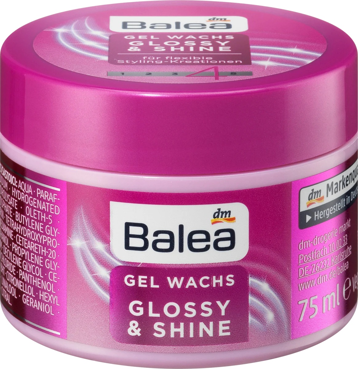 Balea Gel Wachs Glossy & Shine
