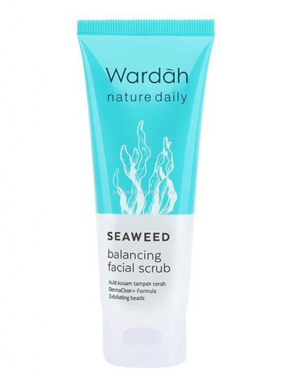 Wardah Nature Daily Seaweed Balancing Facial Scrub