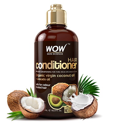 WOW skin science Virgin Coconut Oil + Avocado Oil, Hair Conditioner