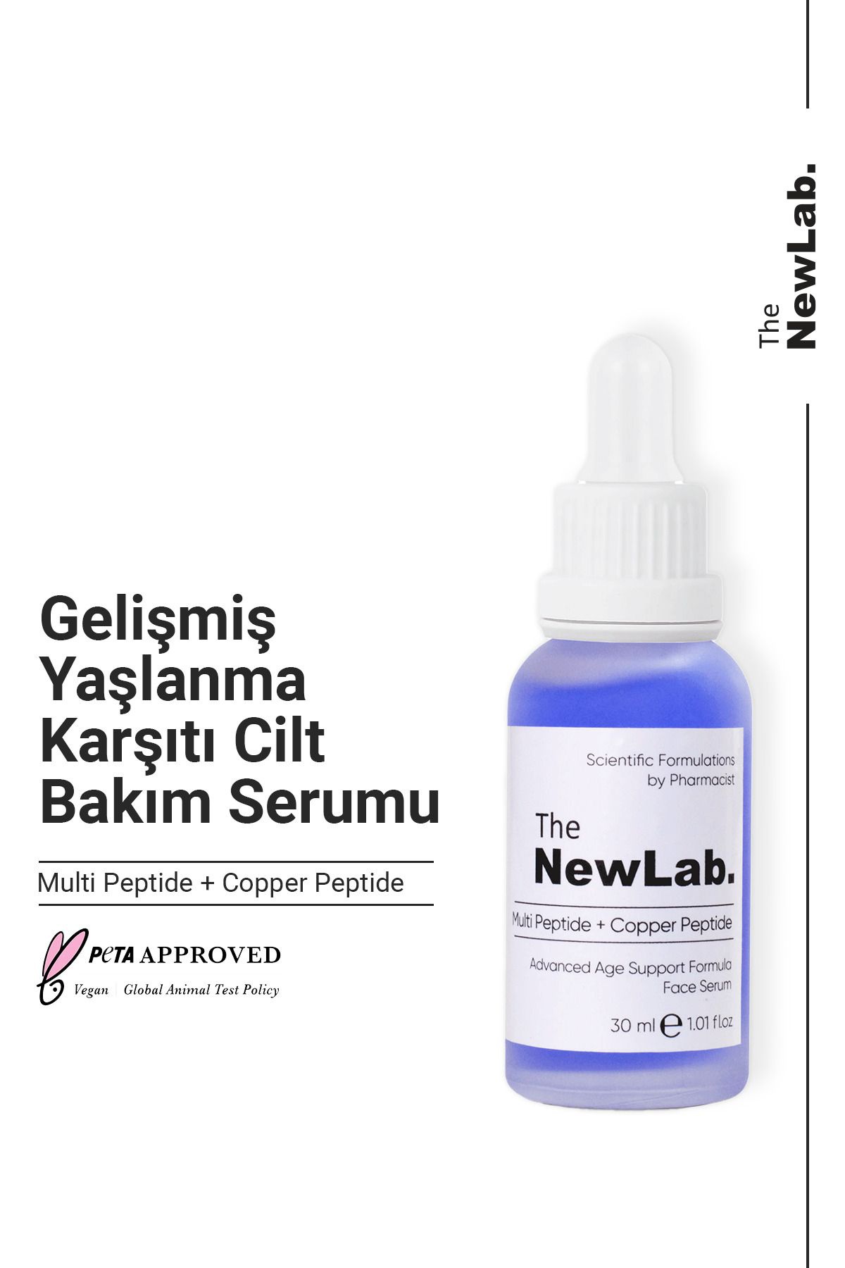 the NewLab. Advanced Anti-aging Skin Care Serum (multi Peptide + Copper Peptide 1%)