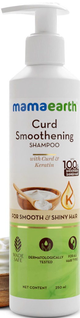 Mamaearth Curd Smoothening Shampoo
