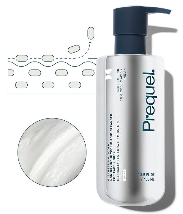 Prequel Gleanser + Glycolic Non-drying Glycolic Acid Cleanser