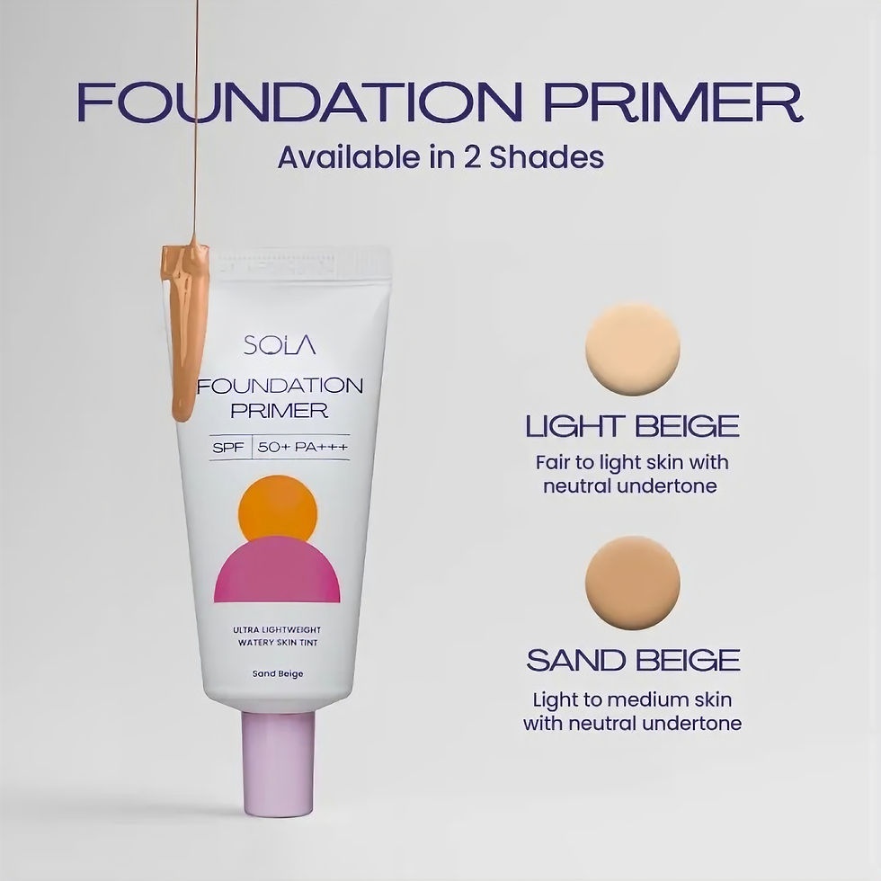 SOLA Tinted Sunscreen SPF50pa+++