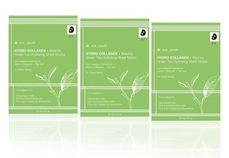 dr. Eve_Ryouth Hydra Collagen + Matcha Green Tea Hydrating Sheet Masks