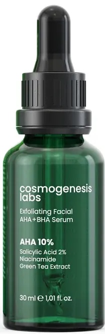 Cosmogenesis Labs. Exfoliating Facial AHA + BHA Serum