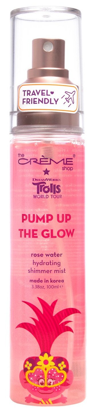 The Creme Shop Queen Poppy Pump Up The Glow Rose Water Shimmer Mist