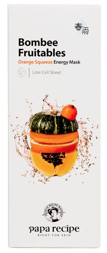 PAPA RECIPE Bombee Fruitables Orange Squeeze Energy Mask