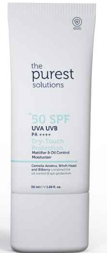 The Purest Solutions 50+ SPF UVA/UVB Pa++++ Dry-touch Protection Mattifier & Oil Control Moisturizer