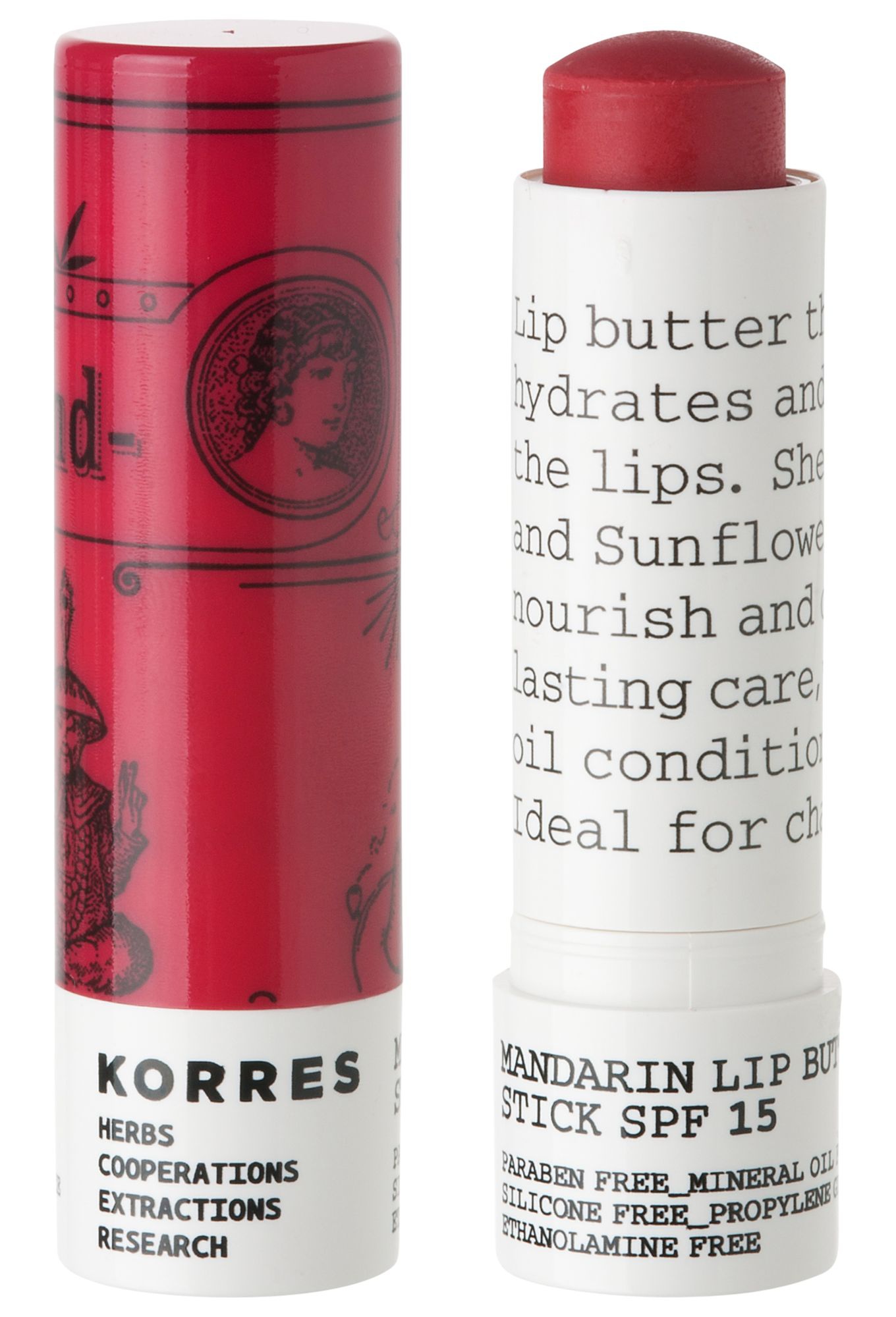 Korres Mandarin Lip Butter Stick SPF15