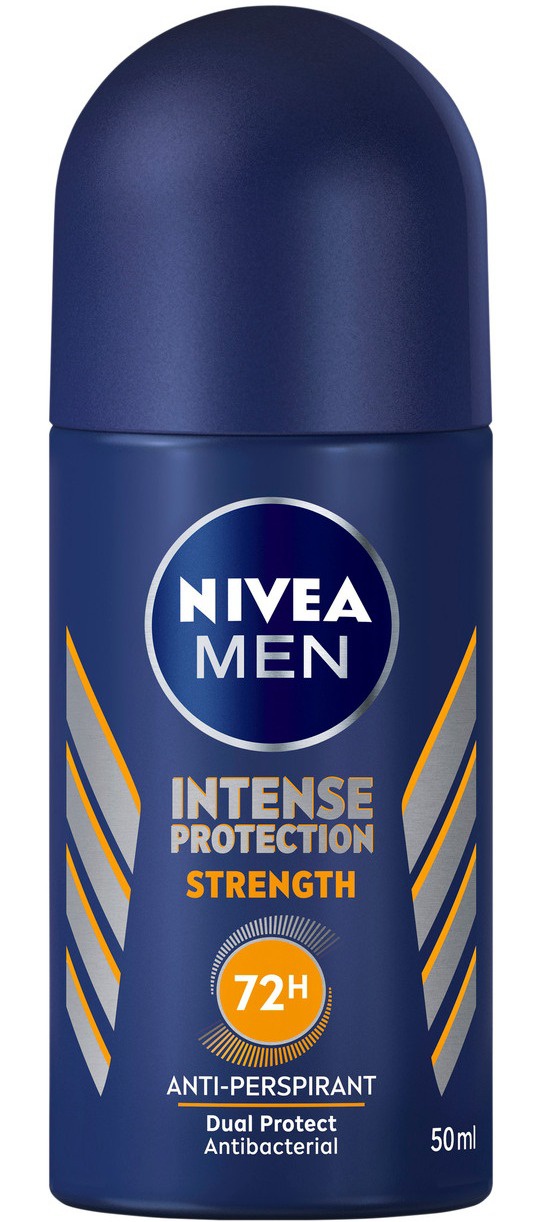 NIVEA MEN Intense Protection Strength 72h Anti-perspirant Dual Protect Antibacterial