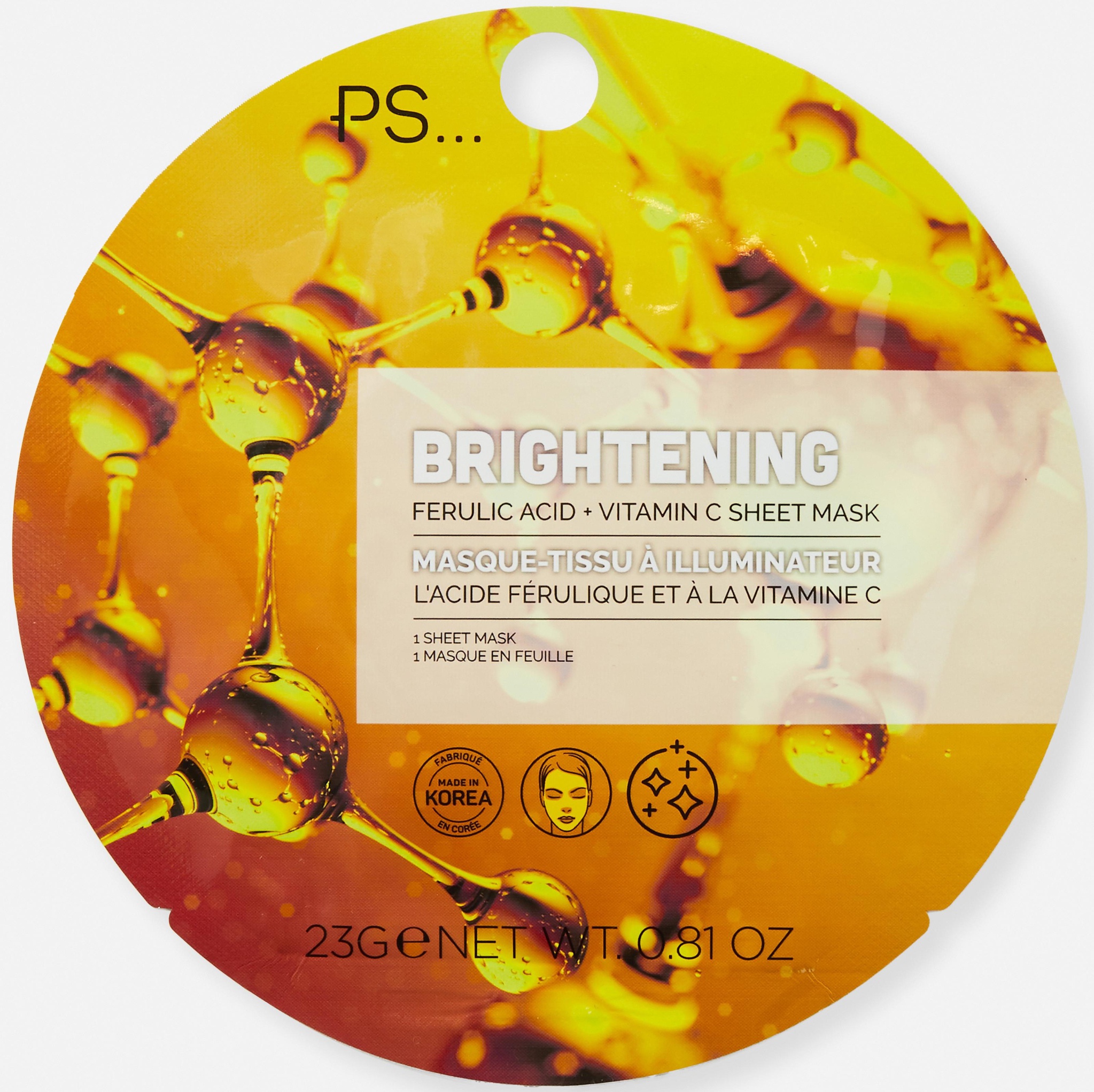 PS Brightening Ferulic Acid And Vitamin C Sheet Mask