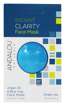 Andalou Naturals Instant Clarity Clay Face Mask Argan Oil + Blue Clay
