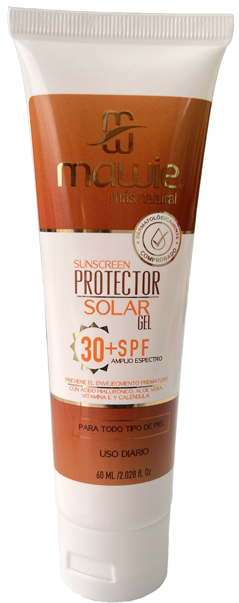 Mawie Sunscreen/Protector Solar Gel 30+ SPF Amplio Espectro