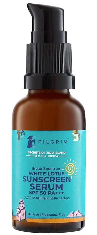 Pilgrim White Lotus Sunscreen Serum SPF 50 Pa+++