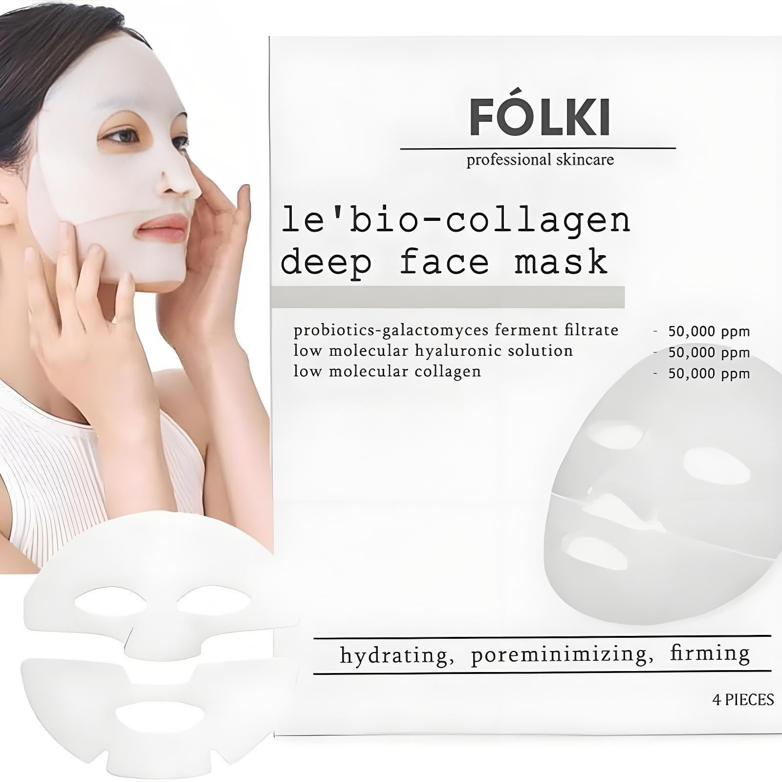 Fólki Le’bio Collagen Deep Face Mask