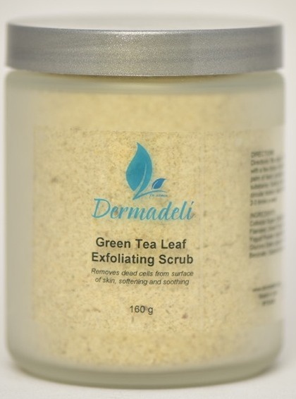 Dermadeli Green Tea Leaf Exfoliating Scrub