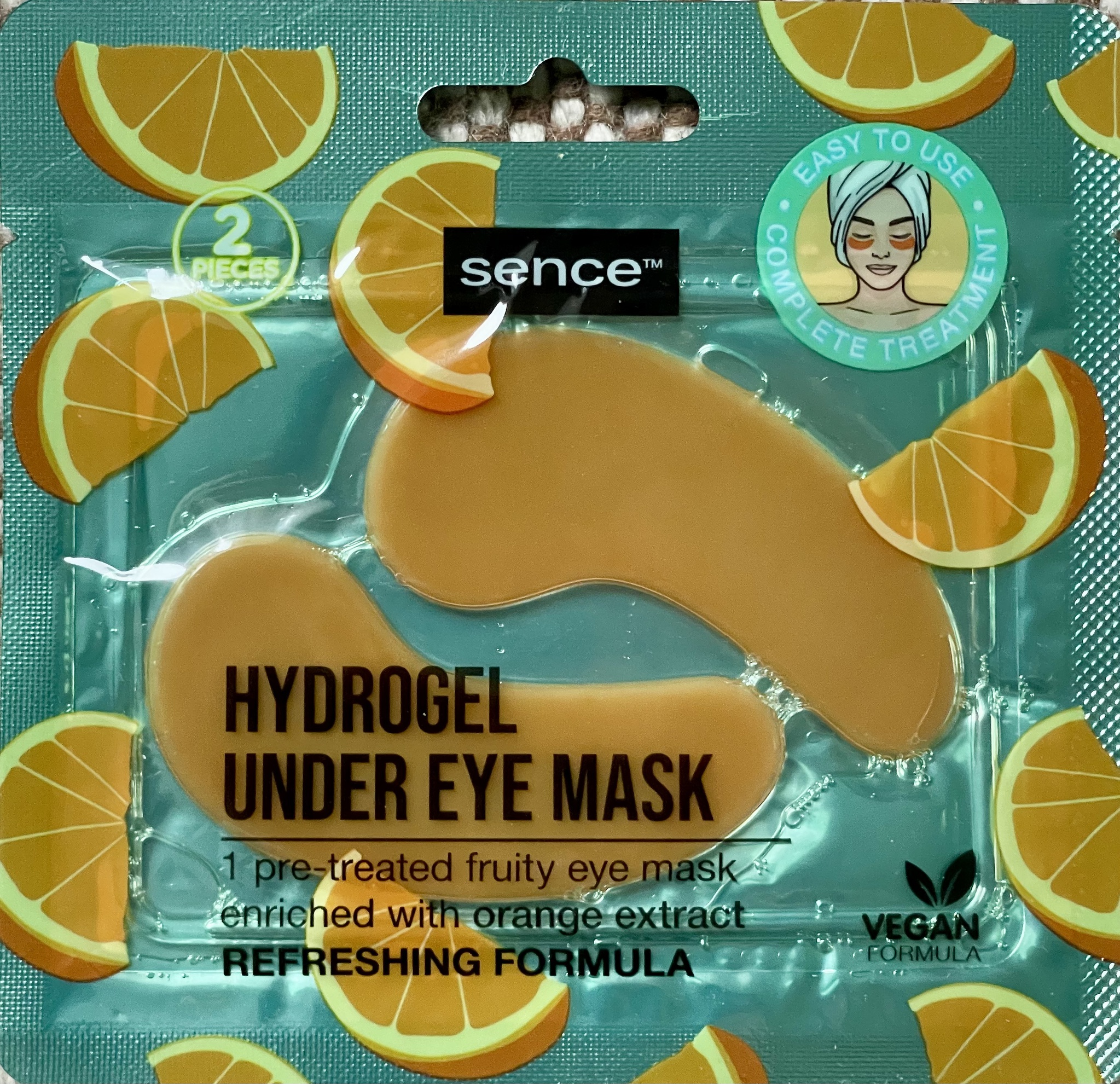 sence Hydrogel Under Eye Mask Orange