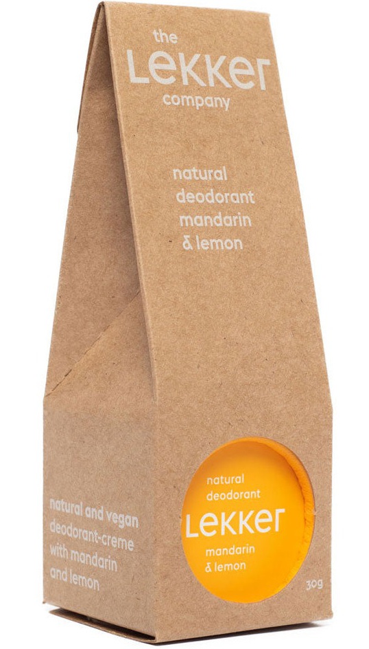 The Lekker Company Natural Deodorant Mandarin & Lemon
