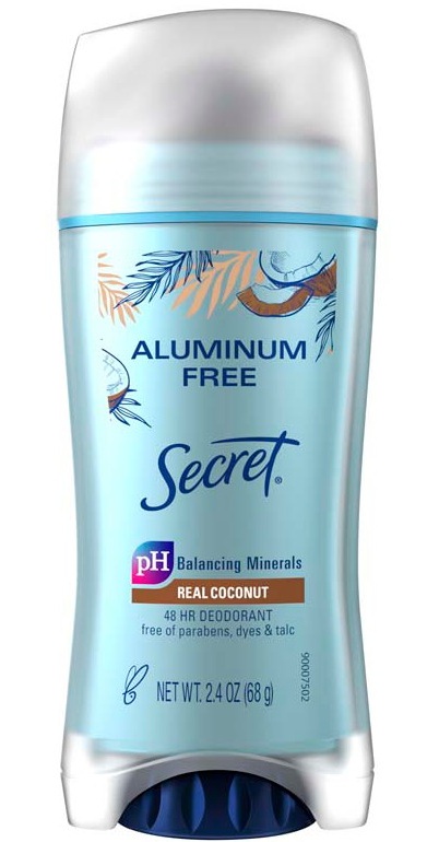 Secret Aluminum Free Deodorant Real Coconut