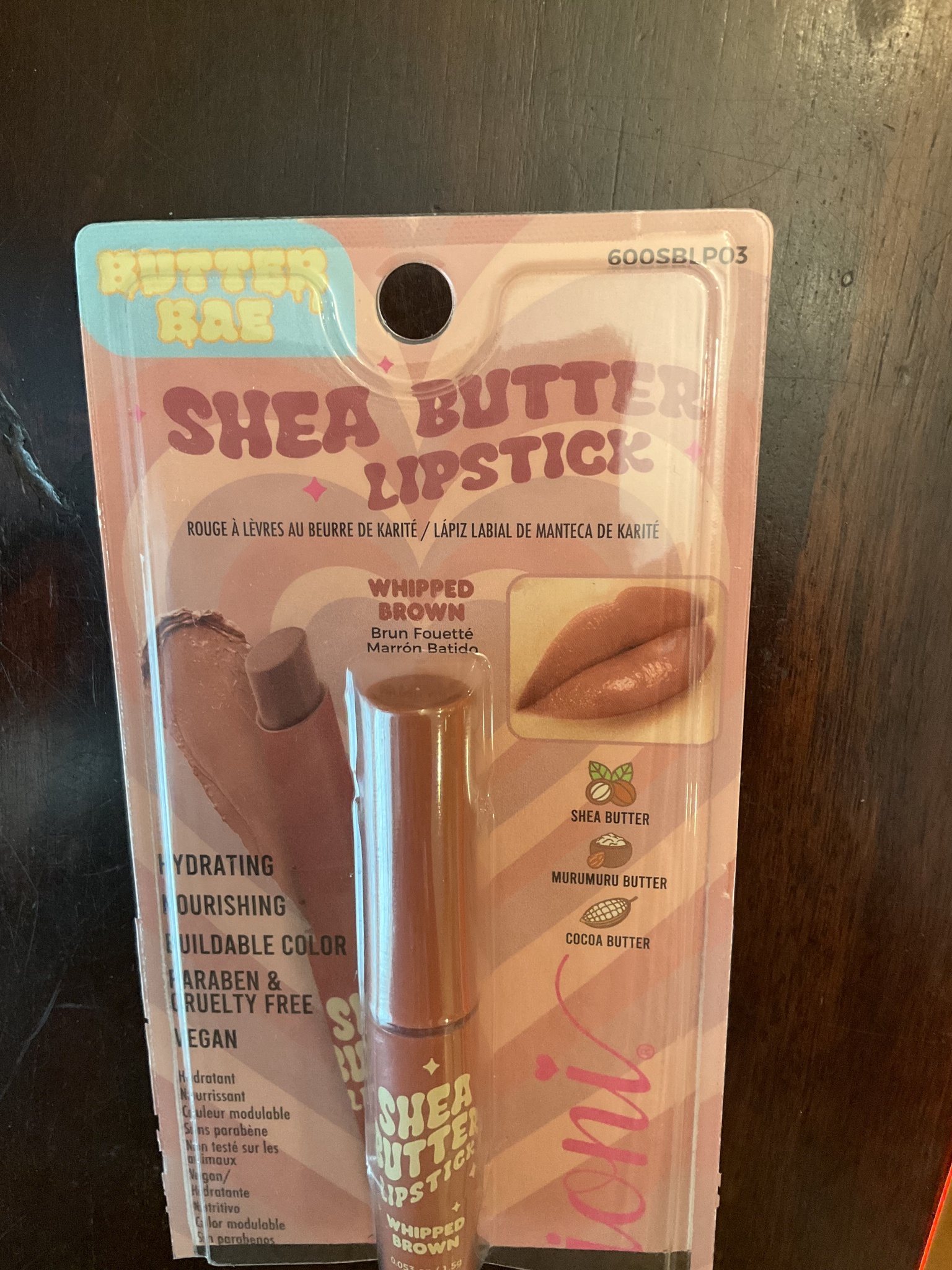 Ioni Cosmetics Butter Bar Shea Butter Lipstick - Whipped Brown