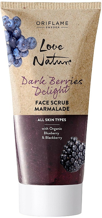 Oriflame Love Nature Dark Berries Delight Face Scrub Marmalade