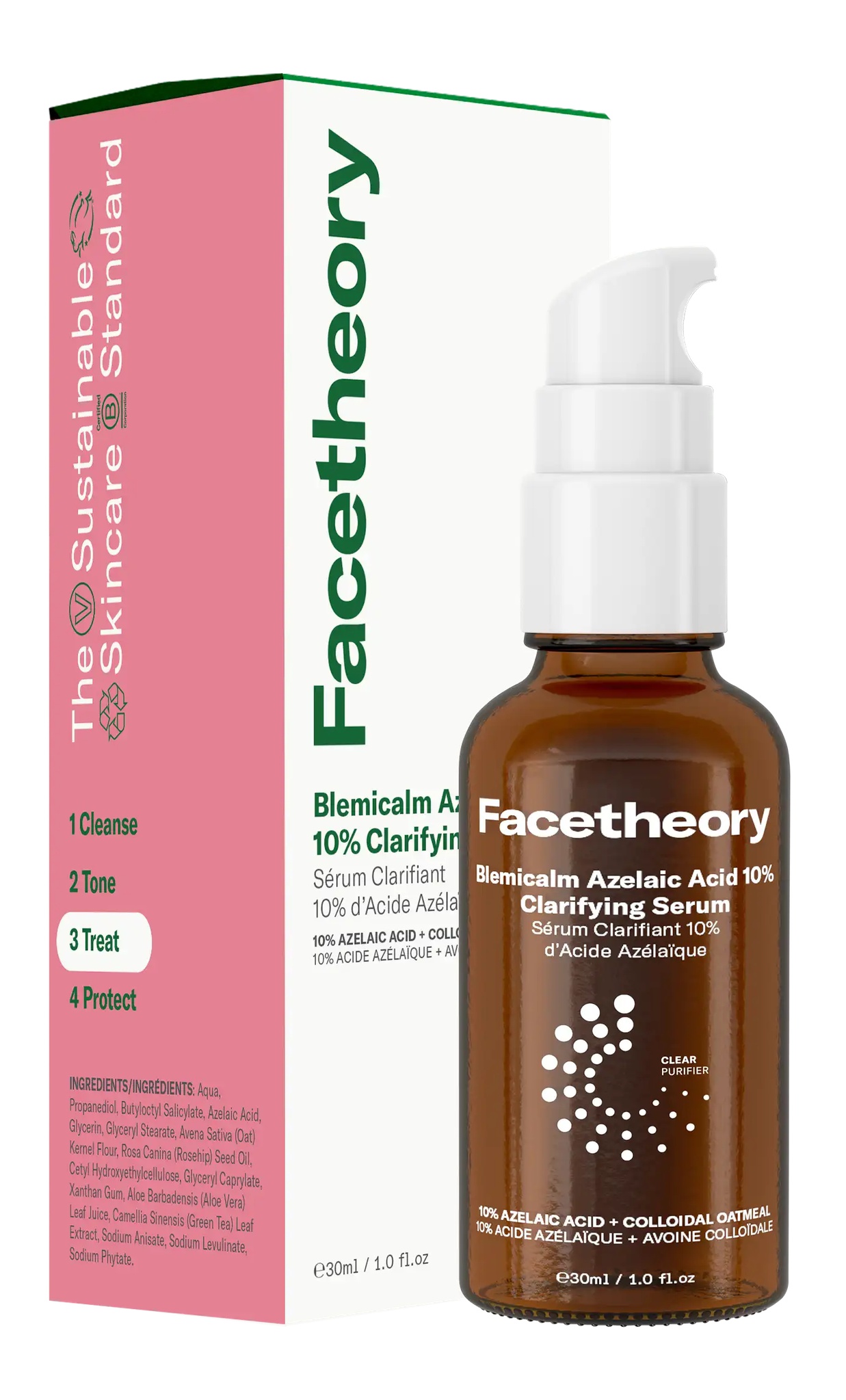 facetheory Blemicalm Azelaic Acid 10% Clarifying Serum