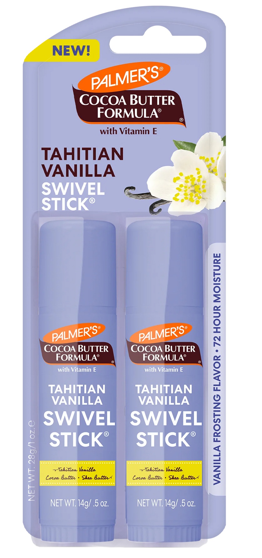 Palmer's Tahitian Vanilla Lip Balm, Face & Body Swivel Stick