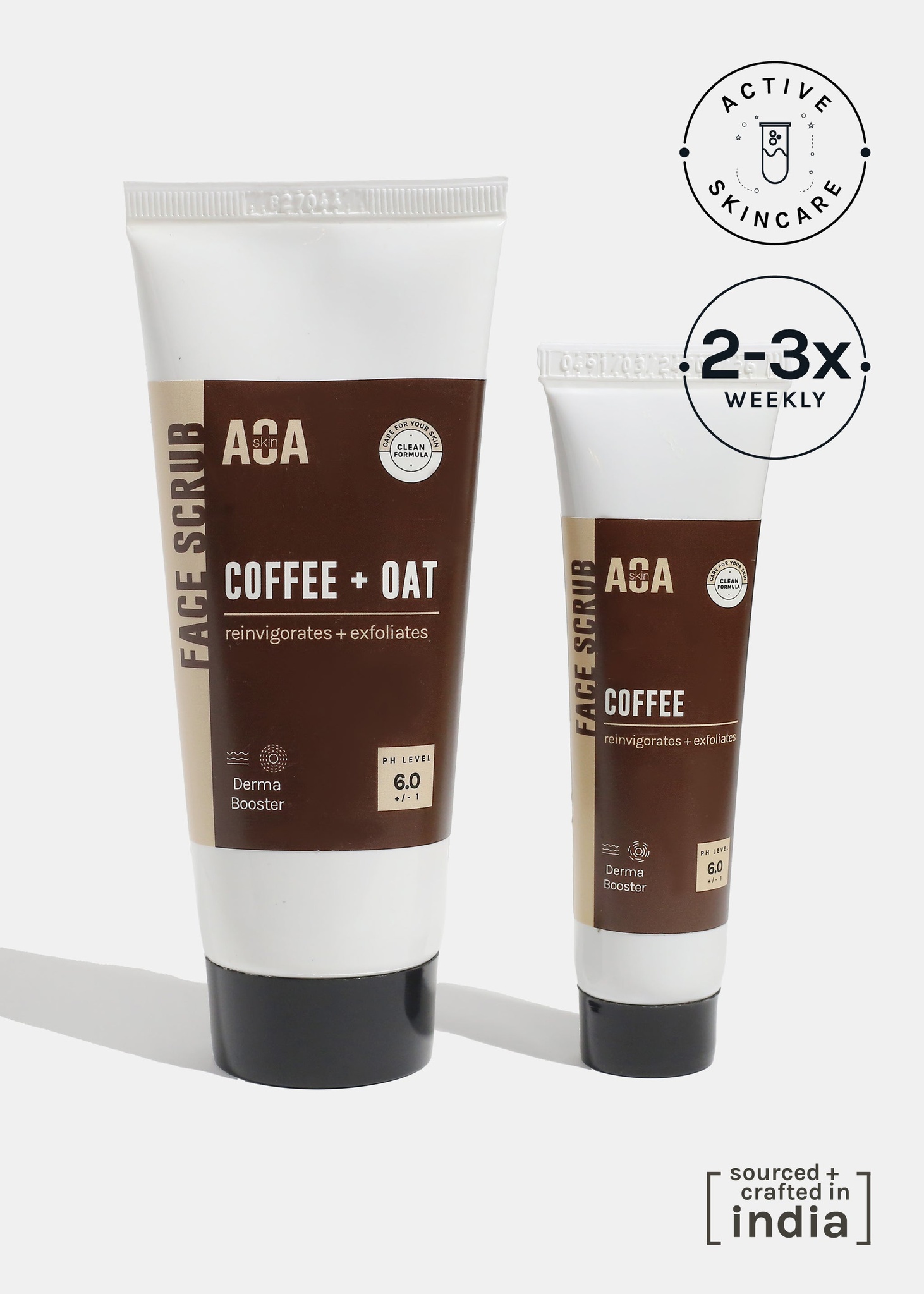 AOA Skin Coffee + Oat Face Scrub