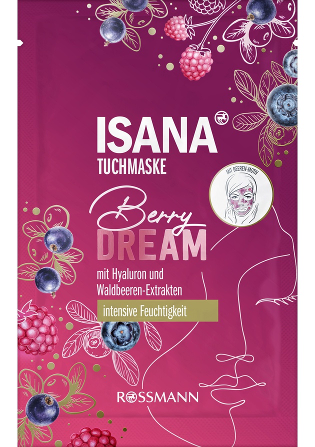 Isana Tuchmaske Berry Dream