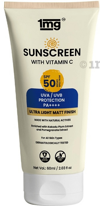 1mg Sunscreen With Vitamin C