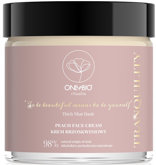 ONLYBIO Ritualia Tranquility Peach Face Cream