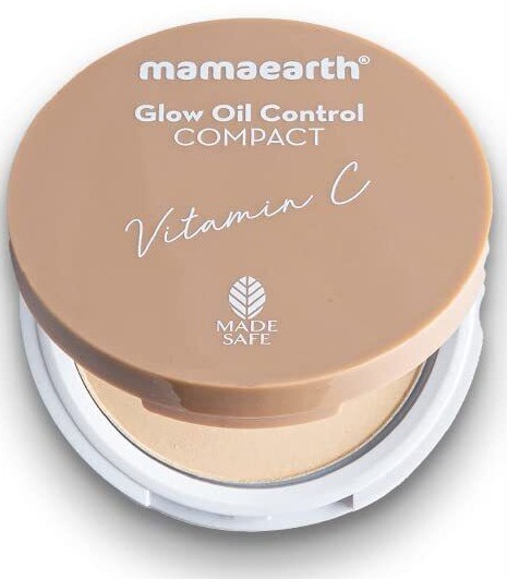 Mamaearth Glow Oil Control Compact SPF 30 With Vitamin C & Turmeric
