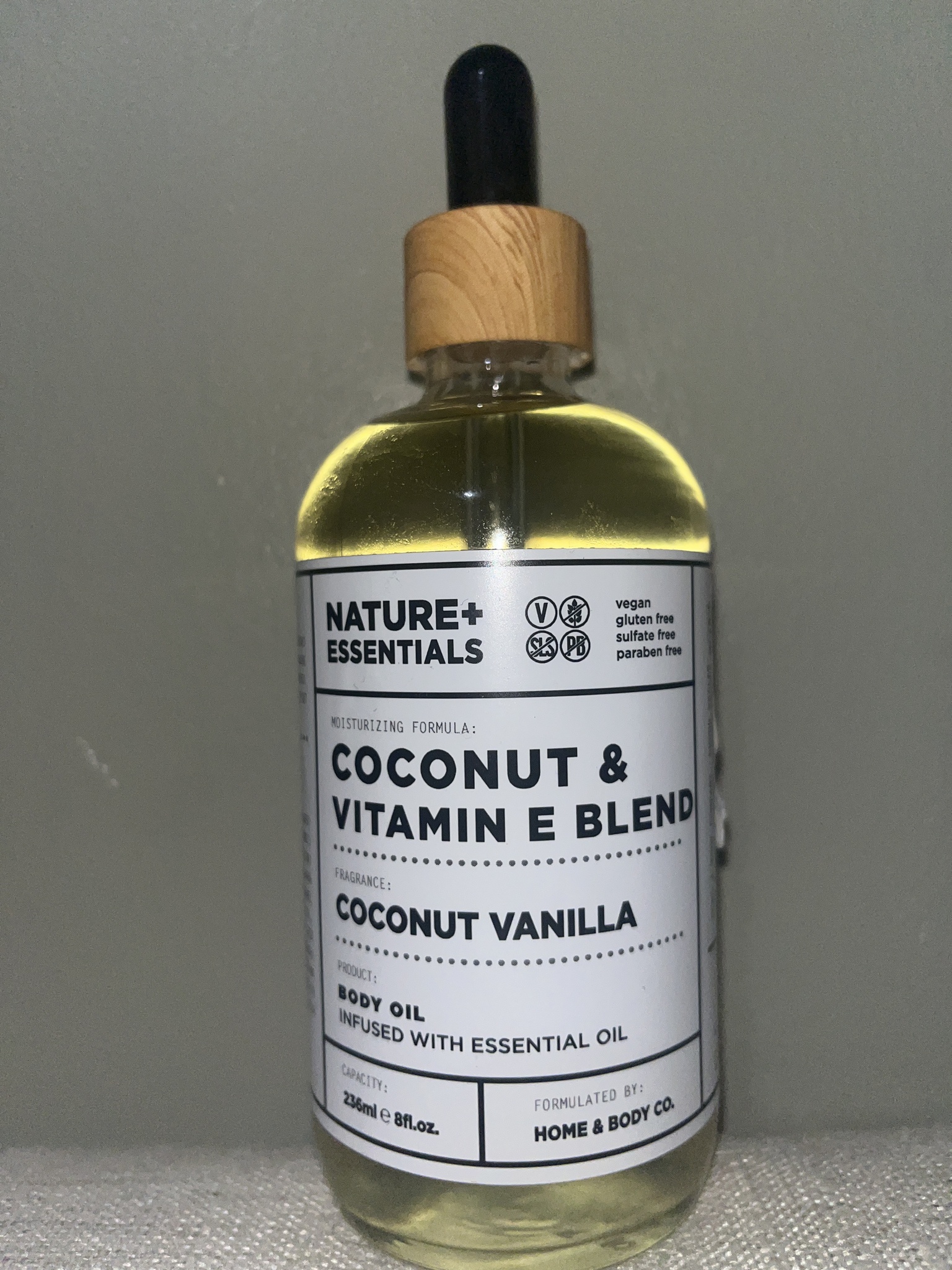 Home & Body Co Coconut & Vitamin E Blend Body Oil