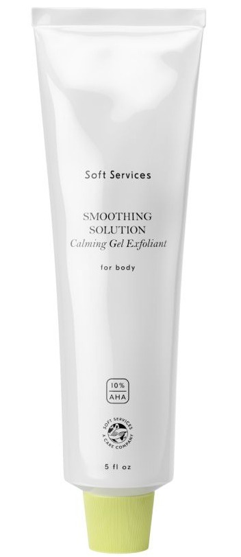 Soft Services Smoothing Solution Calming Gel Exfoliant ingredients  (Explained)