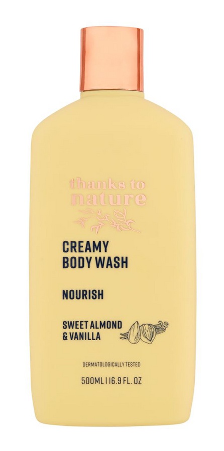 Thanks To Nature Creamy Body Wash Sweet Almond & Vanilla